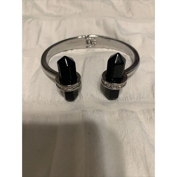 Brighton Black Gem Stone Silver Bracelet - Picture 5 of 8